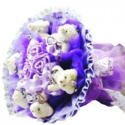 Медвежатки в фиолетовой гамме