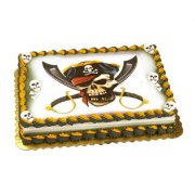 Пиратский фото-торт