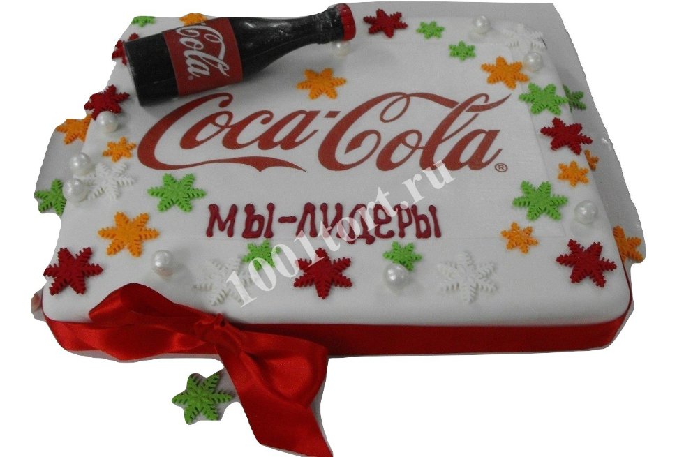 Компания Coca-Cola торт