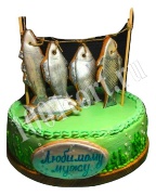 Торт рыбаку