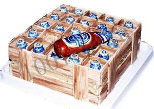 Коробка с пивом